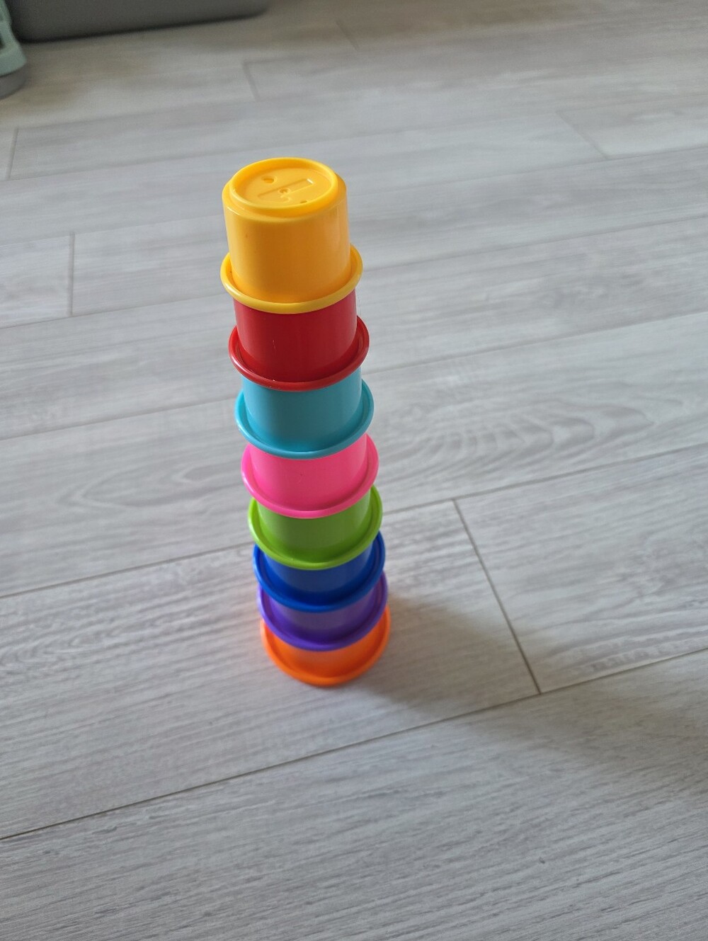 Colorful Numbered Stacking Toy 1-8
